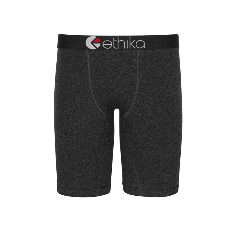 Ethika Boys Staple Boxer Briefs | Heather Black Grey (Assorted, Small) - Image 1